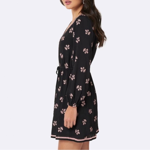 FOREVER NEW Dahlia Day Embroidered Long Sleeve Mini Dress - Picture 6 of 16